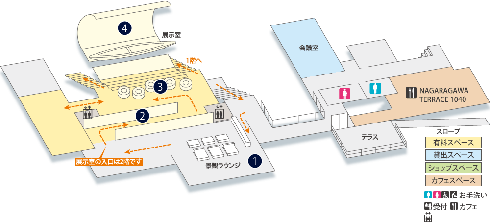 フロアマップ:1階
